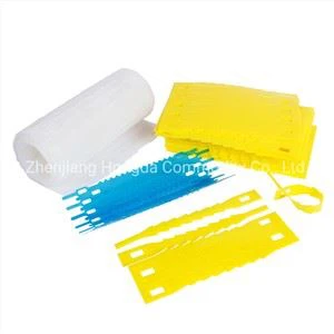 Clymau Twist Esgyrn Pysgod Plastig ar gyfer Pacio